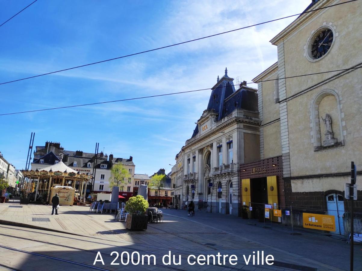 Duplex Appartement 70M2 Atypique Au Coeur Du Mans Le Mans Esterno foto