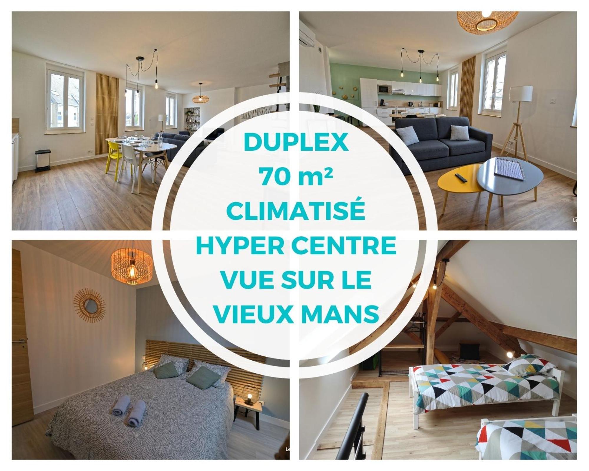 Duplex Appartement 70M2 Atypique Au Coeur Du Mans Le Mans Esterno foto
